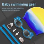 Children’s swimming cap and goggles set - Image 3